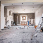 Room getting renovating before moving in.